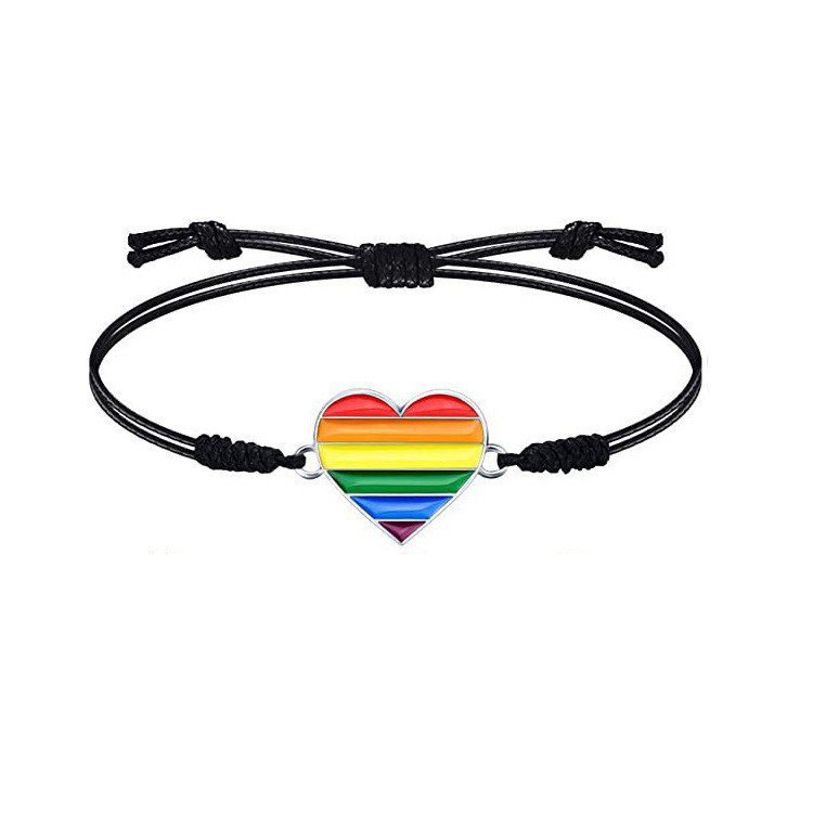 Vòng Tay LGBT Trái Tim Cầu Vồng