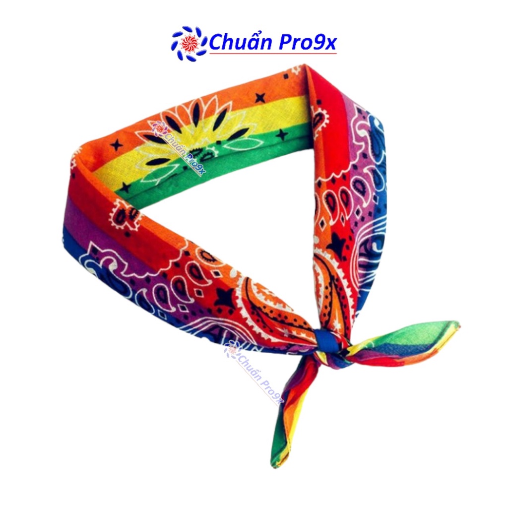 Khăn choàng họa tiết sọc cầu vồng LGBT Họa Tiết Hoa