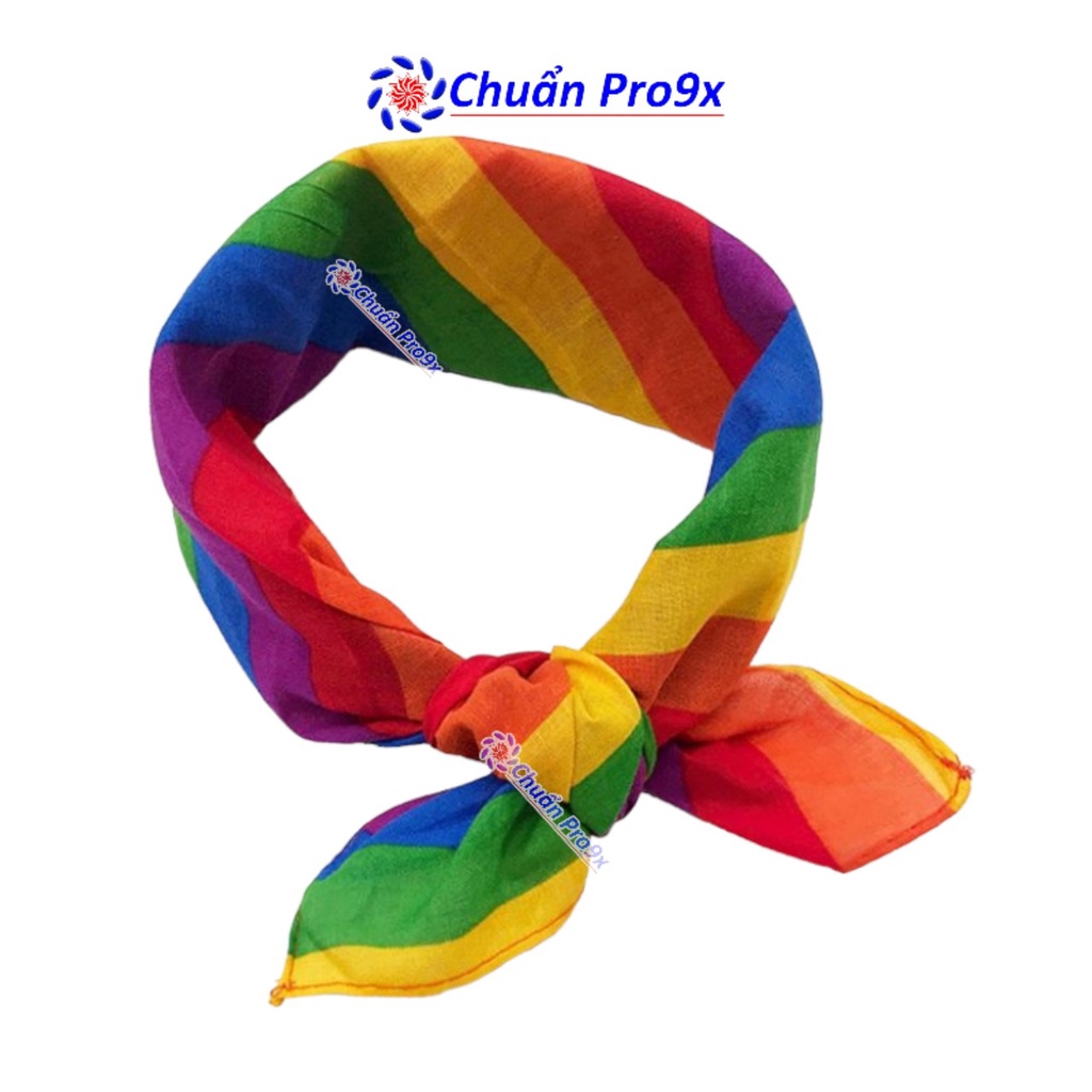 Khăn choàng họa tiết sọc cầu vồng LGBT  Classic