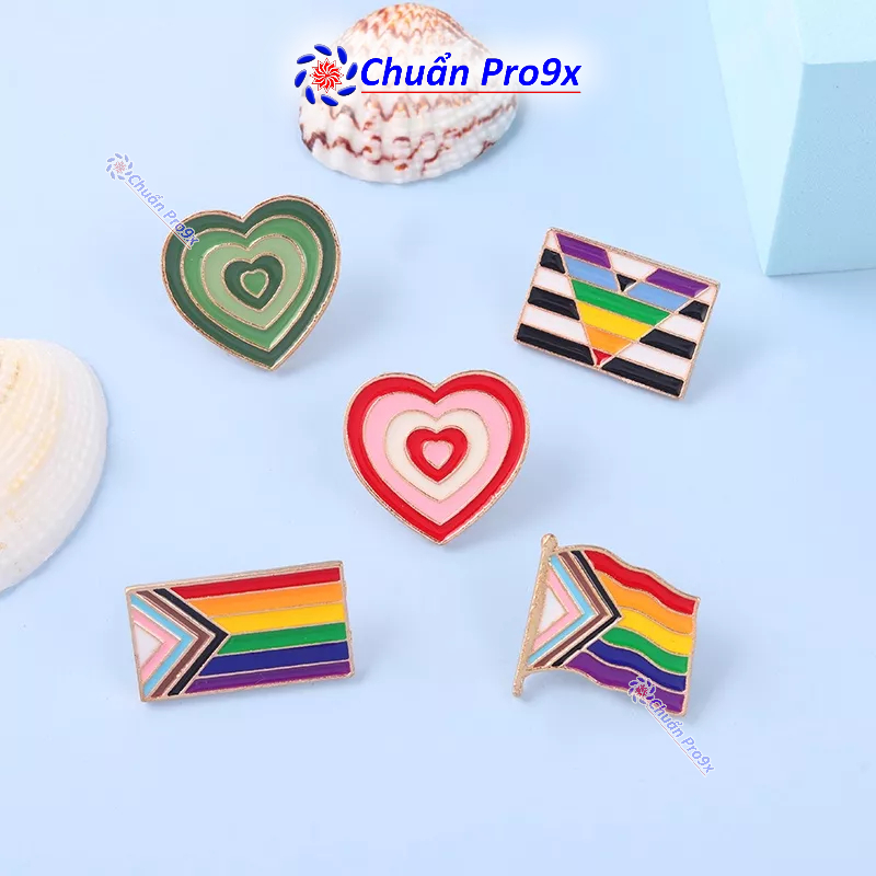 Ghim cài áo LGBT Ally Pride Flag