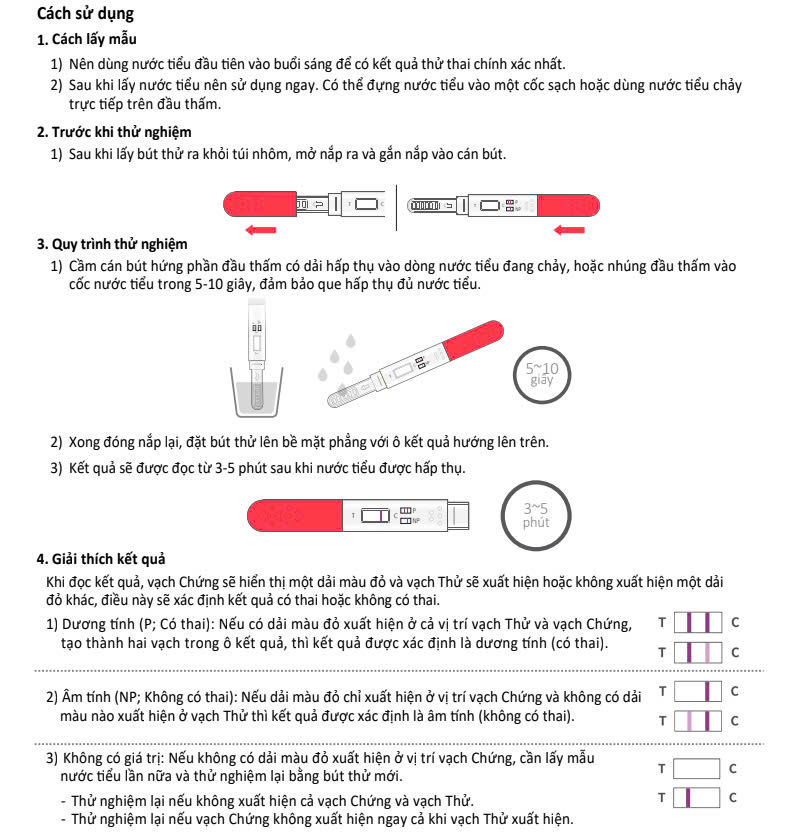 Bút thử thai agaya Early Pregnancy Test