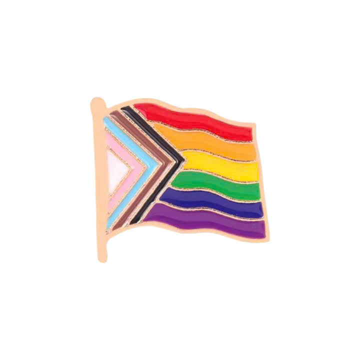 Ghim cài áo LGBTIQ LGBTQ cờ lục sắc tự hào K397