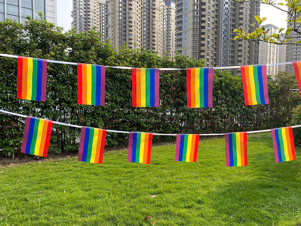 Dây cờ cầu vồng LGBT lục sắc