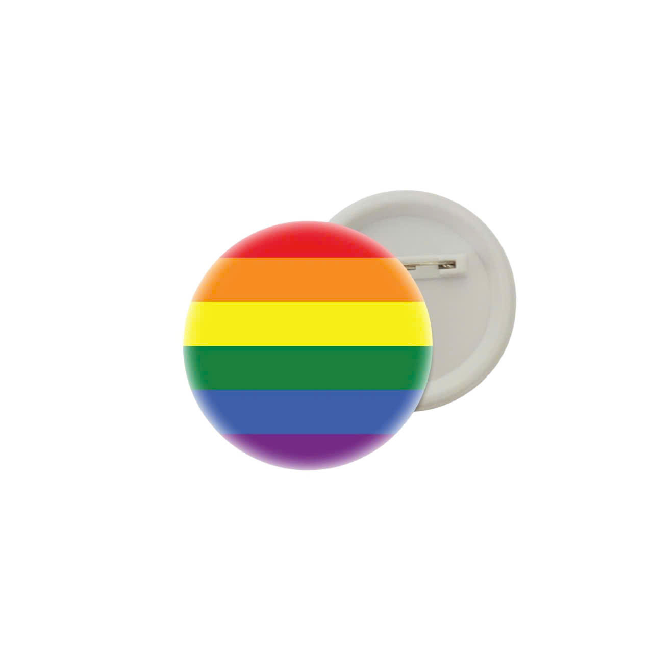 LGBT lục sắc - 2 Cờ cầm tay , huy hiệu , 10 sticker