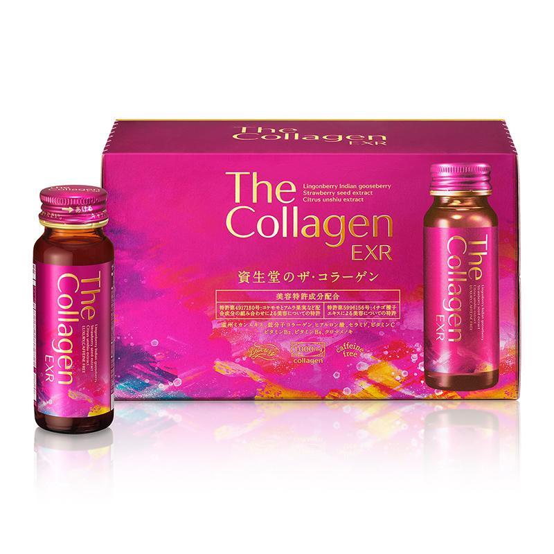 Nước uống The Collagen EXR Shiseido hộp 10 chai x 50ml (mẫu 2024)