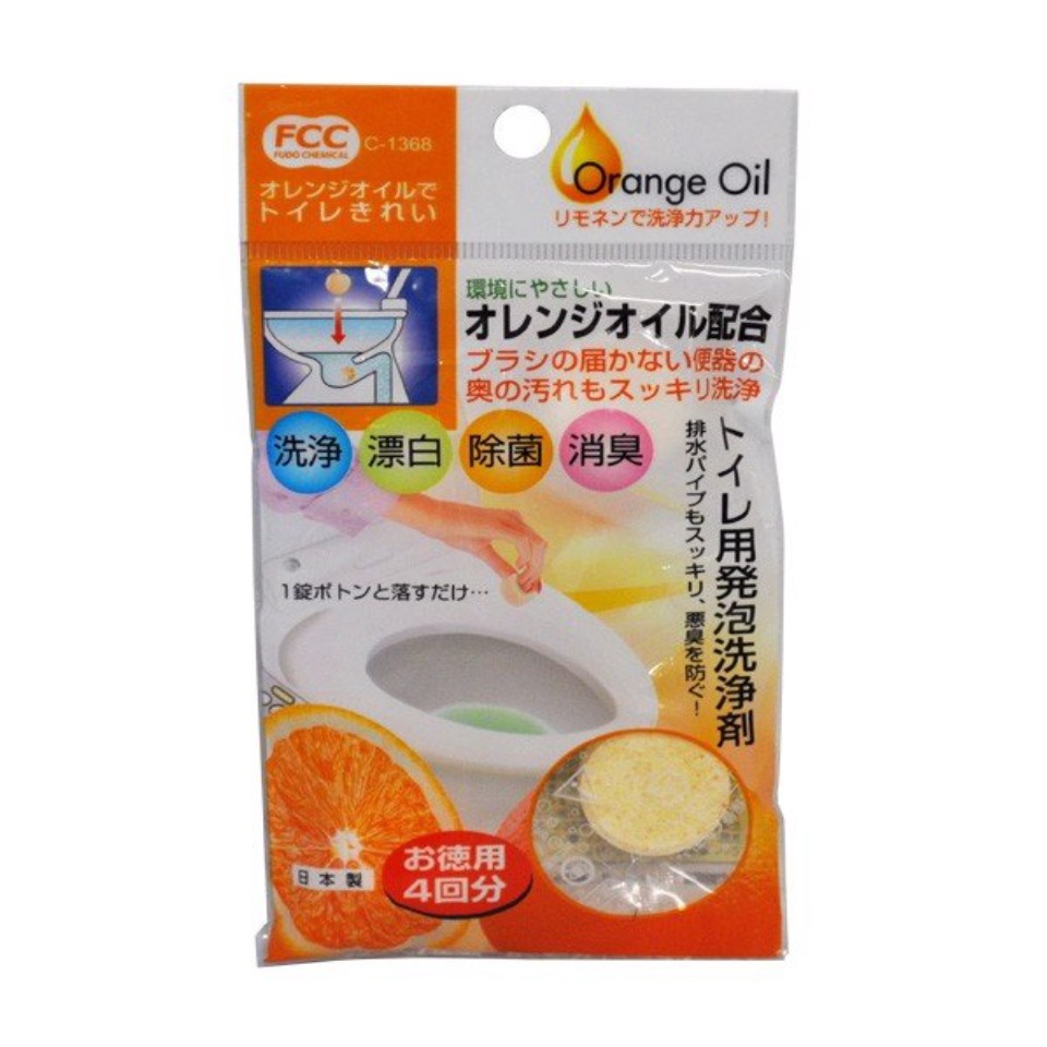 Set 4 viên vệ sinh toilet Sanada 10g-cam