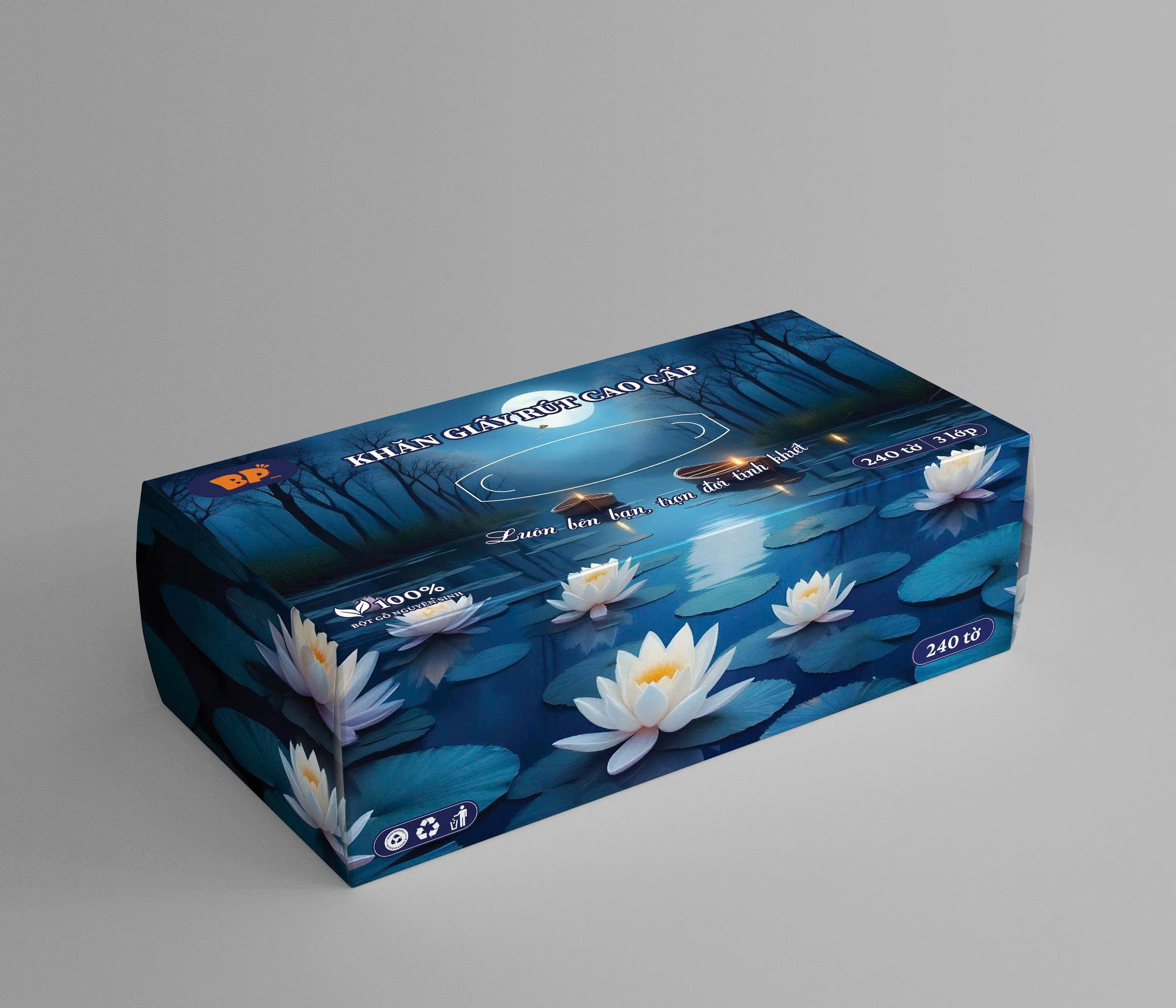 Giấy rút Hộp cao cấp