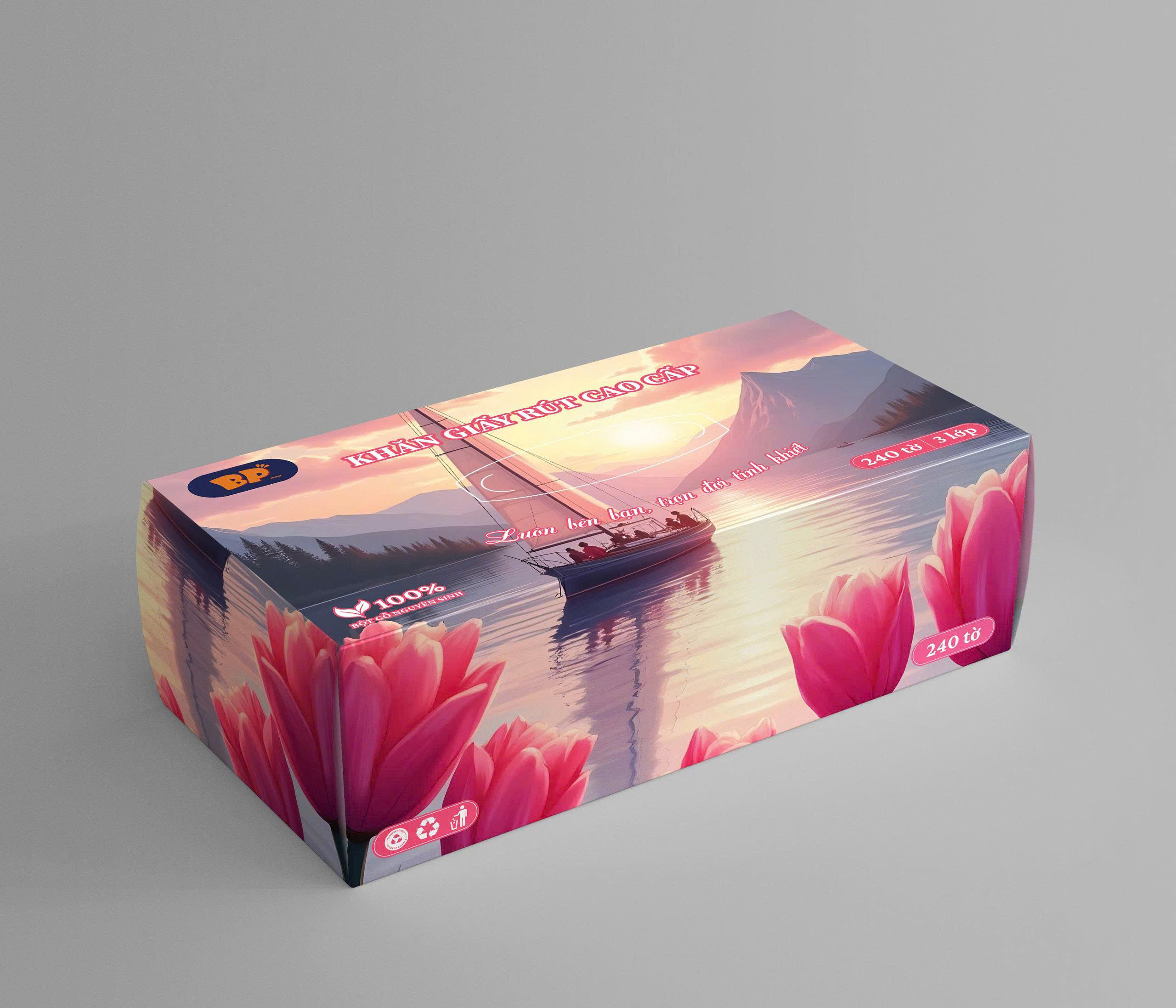 Giấy rút Hộp cao cấp