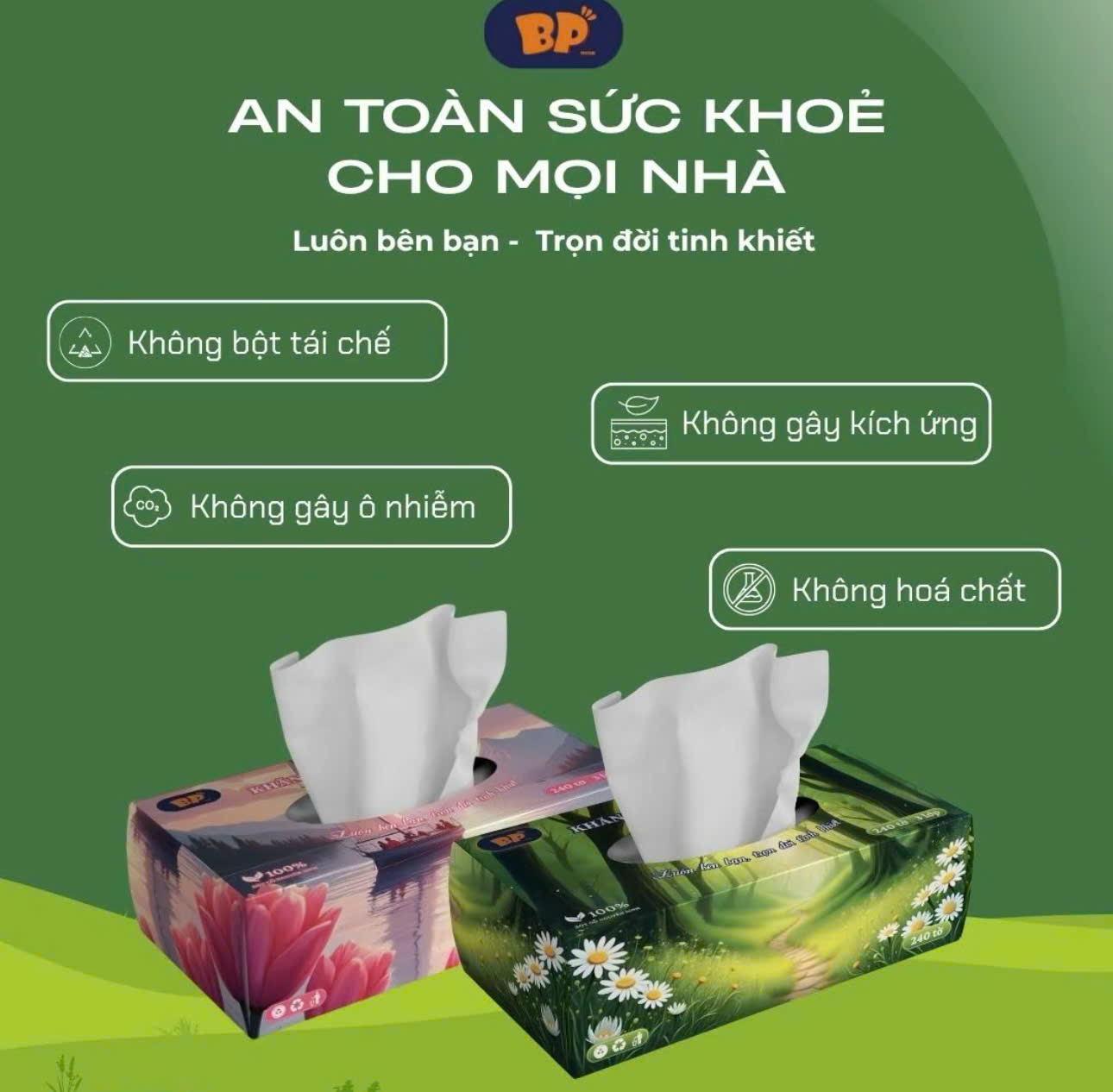 Giấy rút Hộp cao cấp