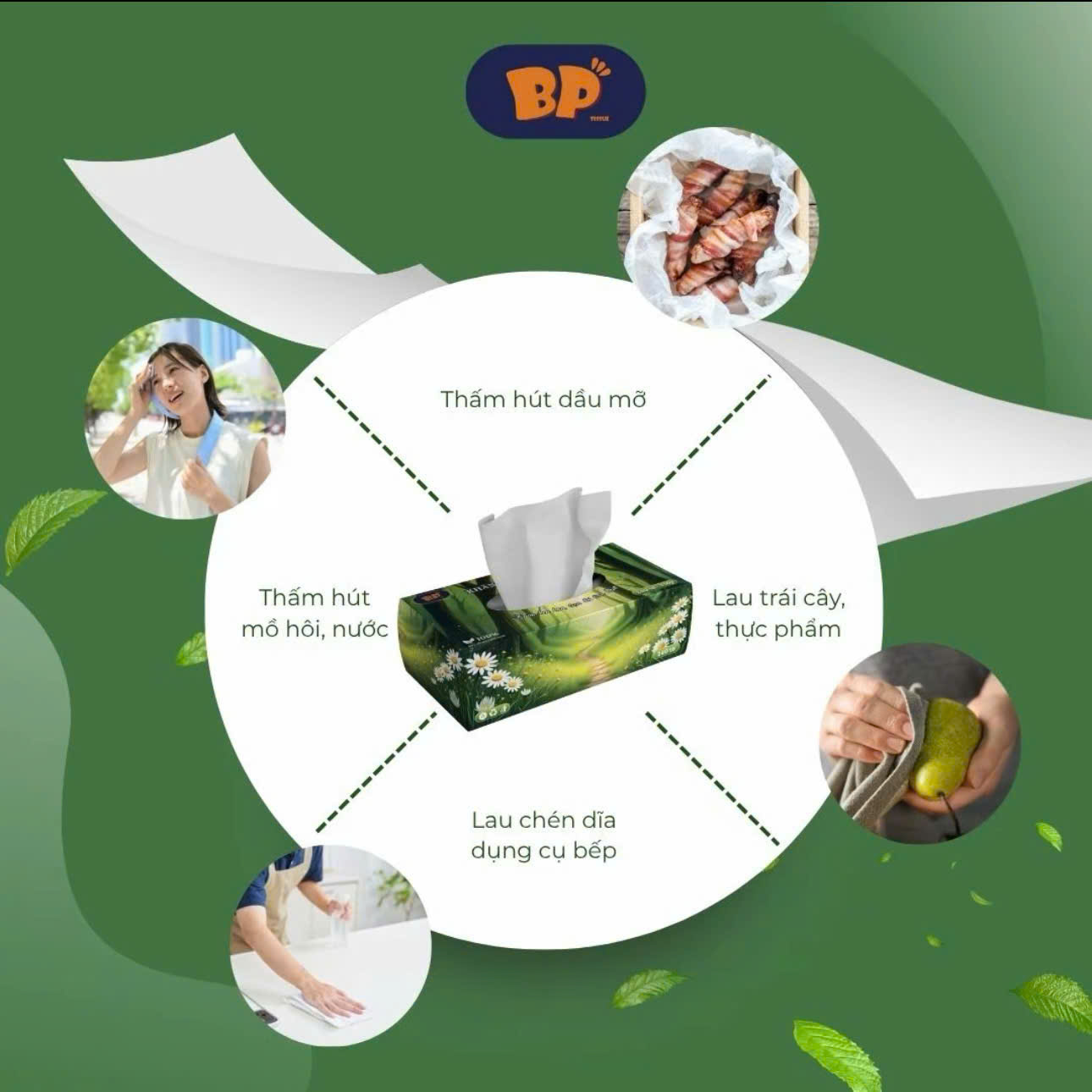 Giấy rút Hộp cao cấp