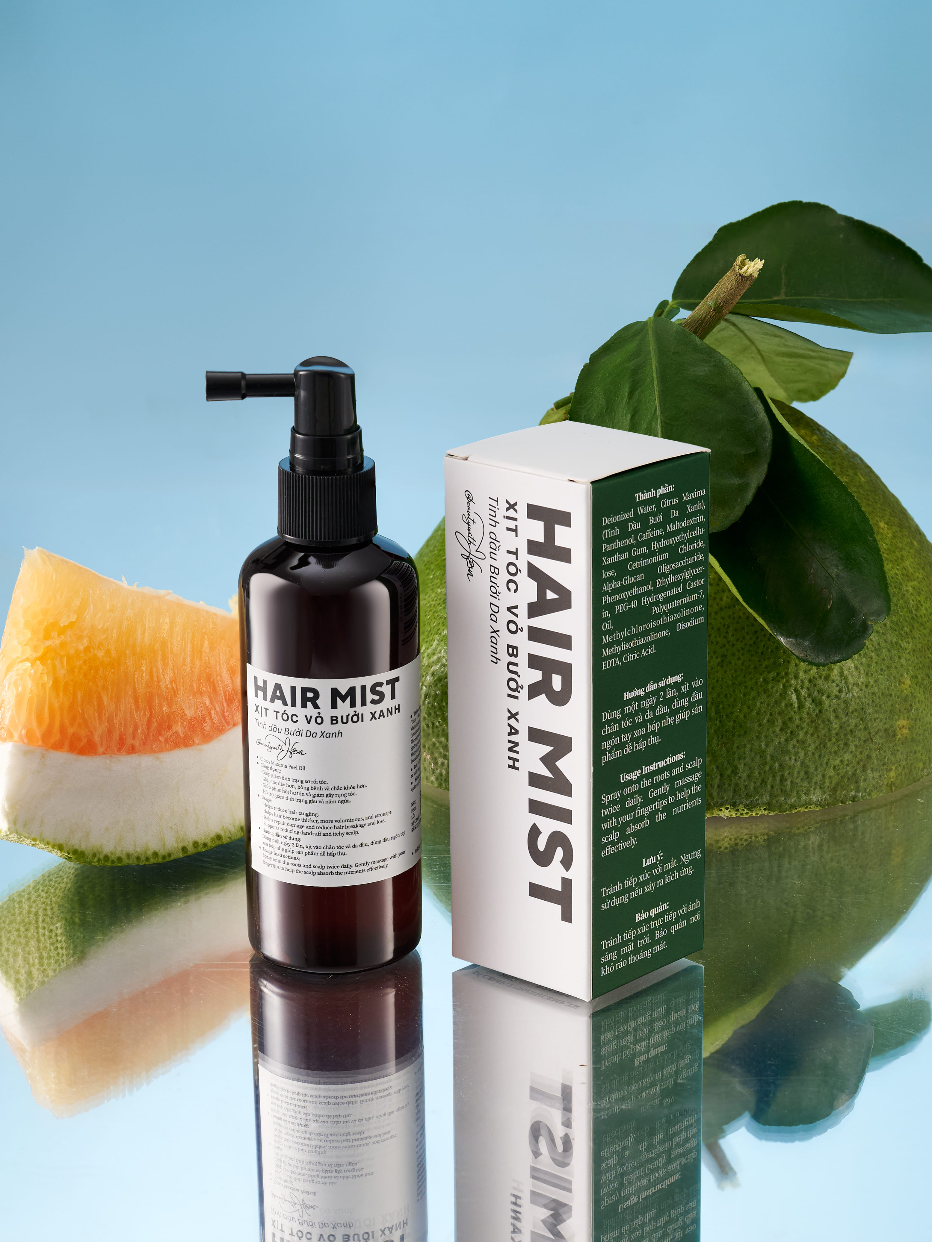 HAIR MIST - Xịt tóc Vỏ Bưởi Xanh @beautywithHan