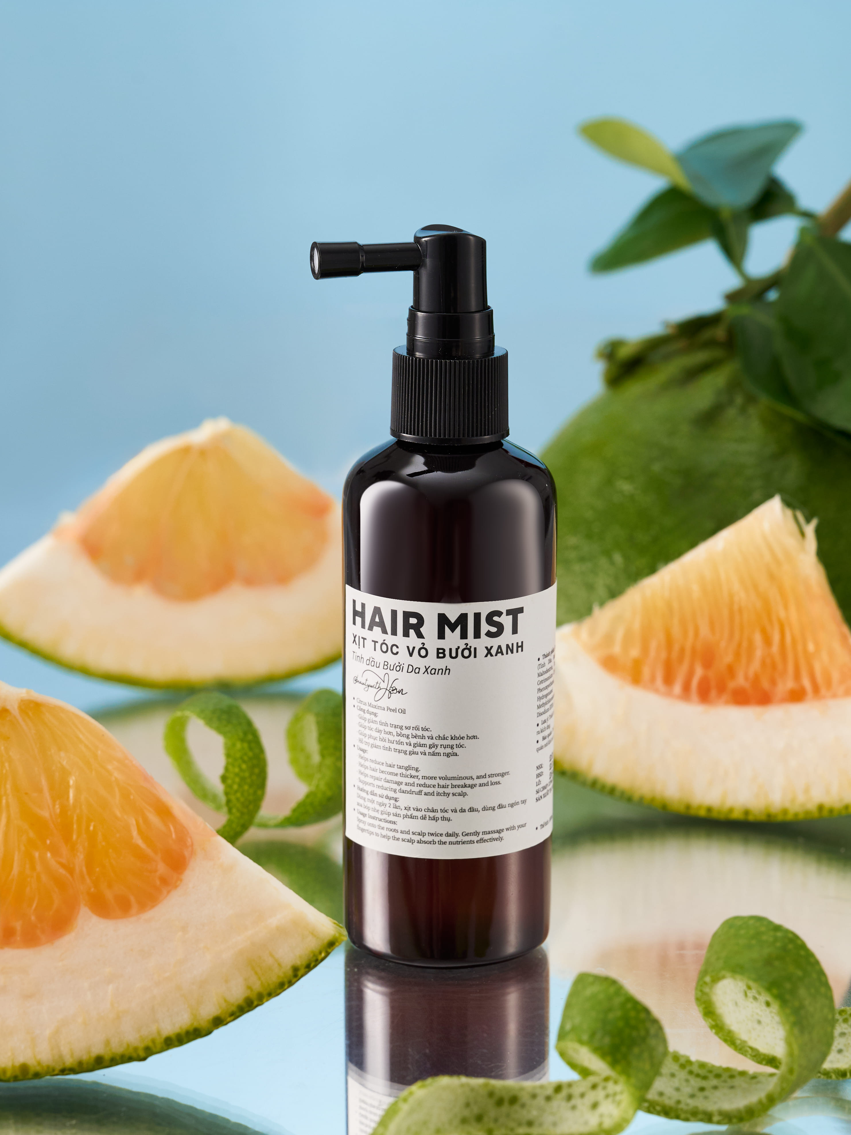 HAIR MIST - Xịt tóc Vỏ Bưởi Xanh @beautywithHan