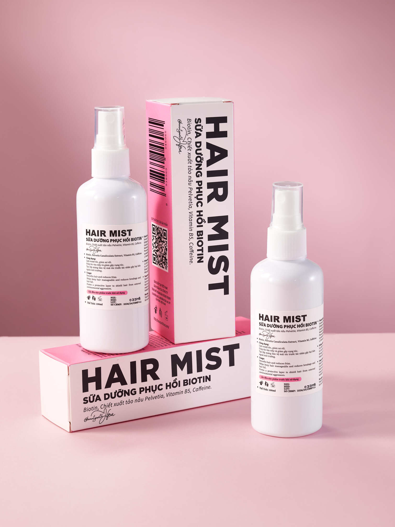 HAIR MIST - Xịt dưỡng phục hồi Biotin @beautywithHan