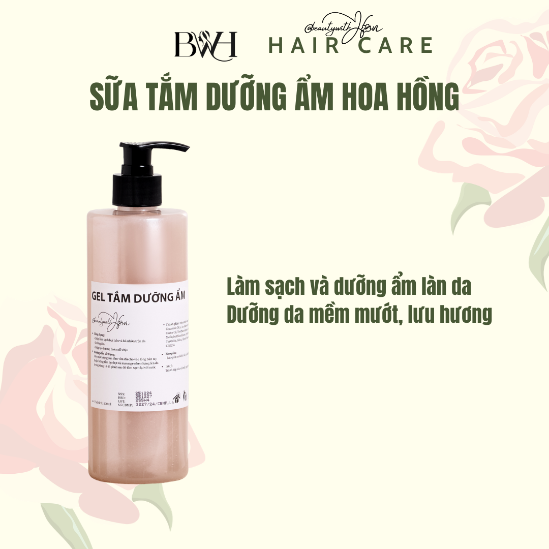 Sữa tắm Hoa Hồng @beautywithHan