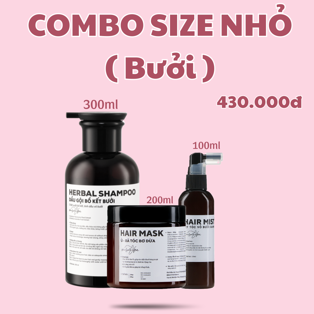Bộ sản phẩm chăm sóc tóc @beautywithHan