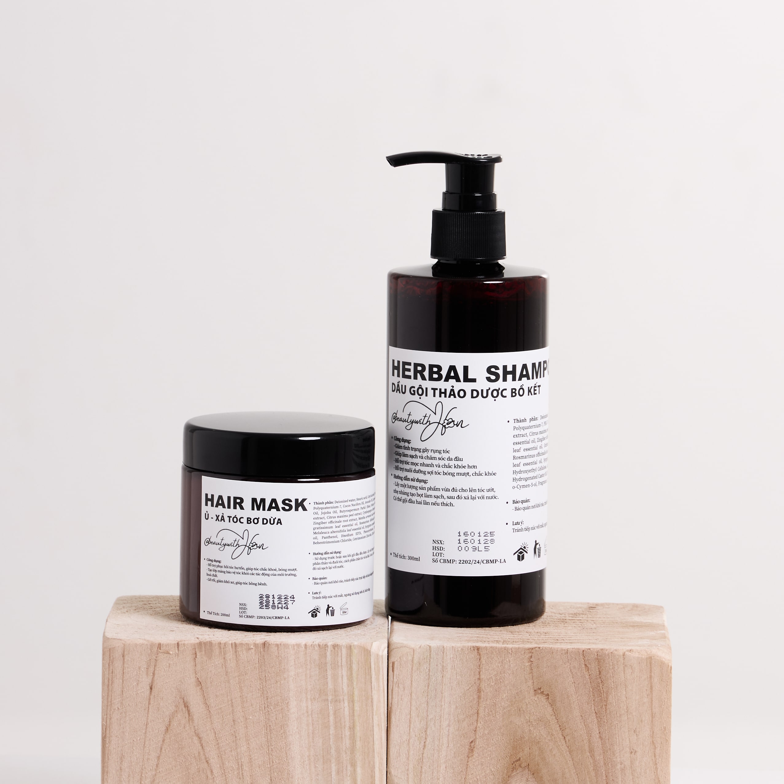 Bộ sản phẩm chăm sóc tóc @beautywithHan ( đọc kĩ phần mô tả sản phẩm )