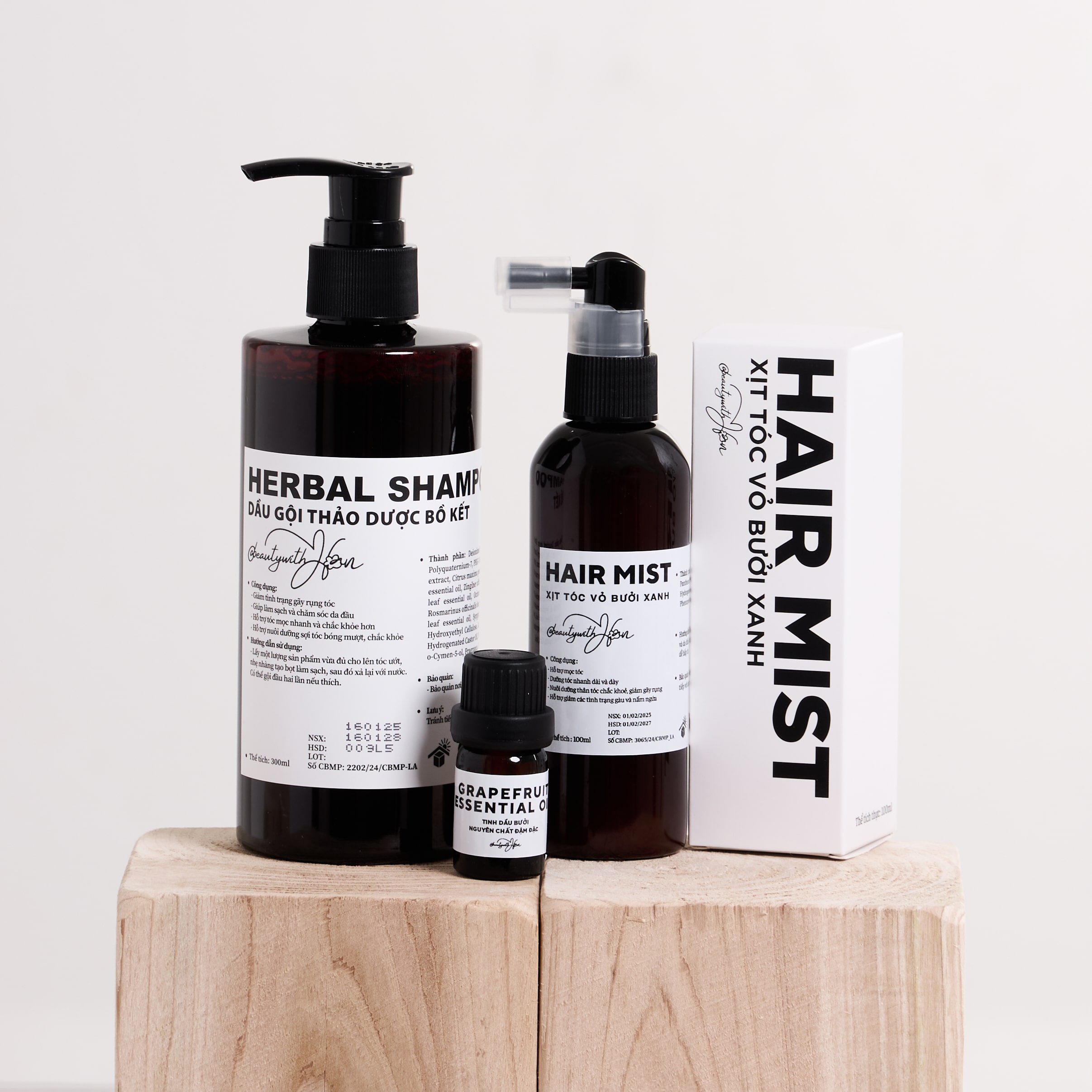 Bộ sản phẩm chăm sóc tóc @beautywithHan ( đọc kĩ phần mô tả sản phẩm )