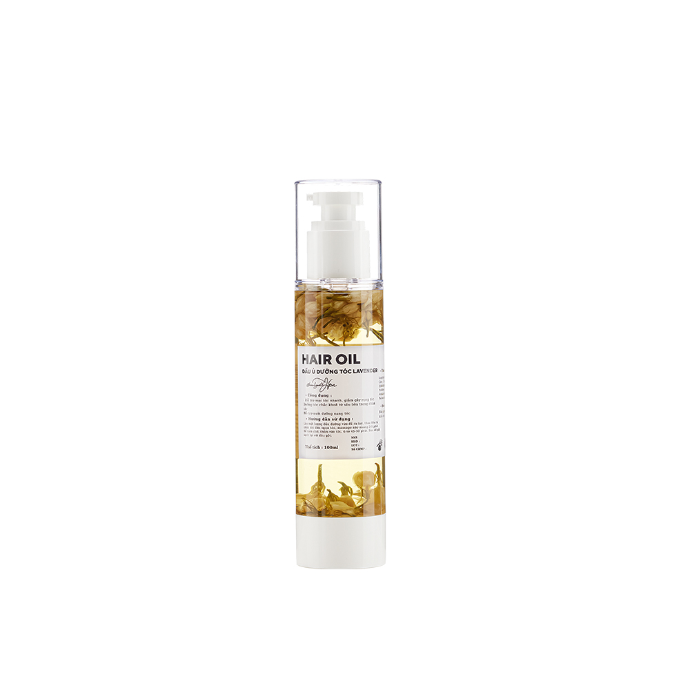 Dầu ủ dưỡng tóc phục hồi nang tóc hỗ trợ mọc tóc Lavender - HAIR OIL @beautywithHan