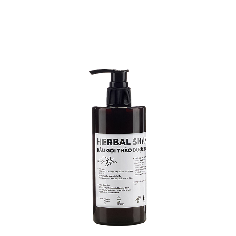 Dầu gội thảo dược Bồ Kết hỗ trợ mọc tóc giảm rụng - HERBAL SHAMPOO @beautywithHan