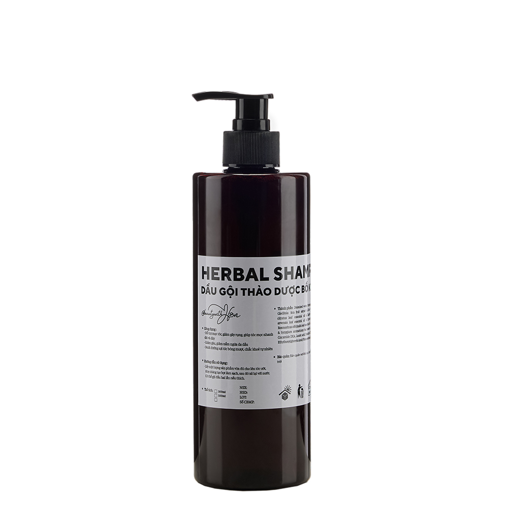 Dầu gội thảo dược Bồ Kết hỗ trợ mọc tóc giảm rụng - HERBAL SHAMPOO @beautywithHan
