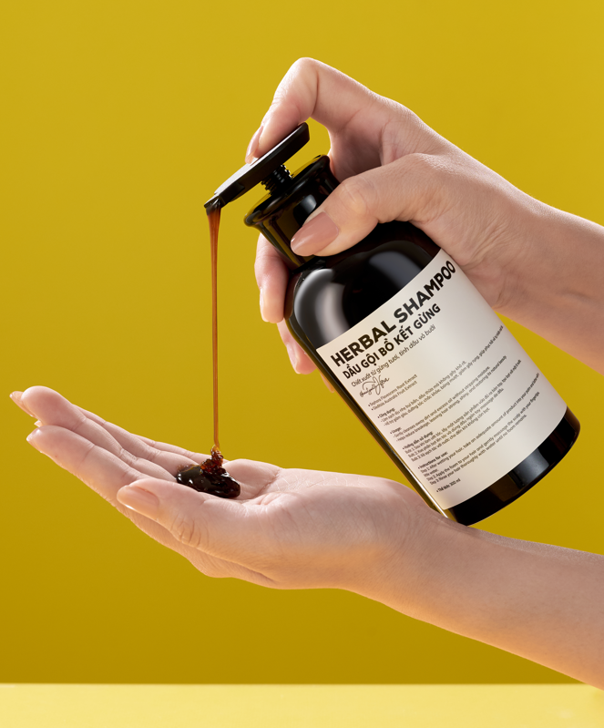 HERBAL SHAMPOO - Dầu gội Bồ Kết Gừng @beautywithHan