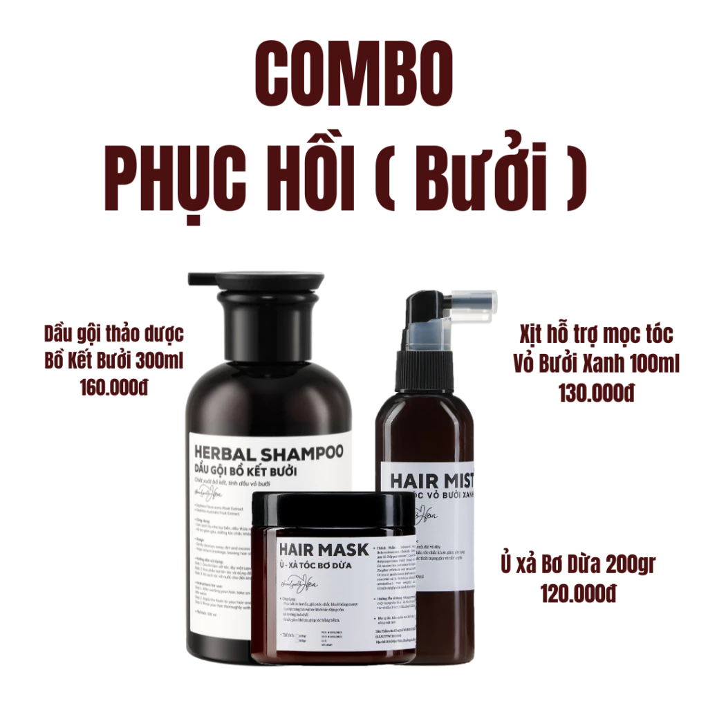COMBO HAIR CARE - Bộ sản phẩm chăm sóc tóc @beautywithHan
