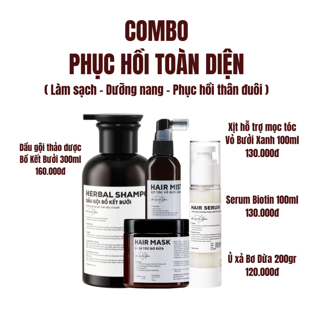 COMBO HAIR CARE - Bộ sản phẩm chăm sóc tóc @beautywithHan