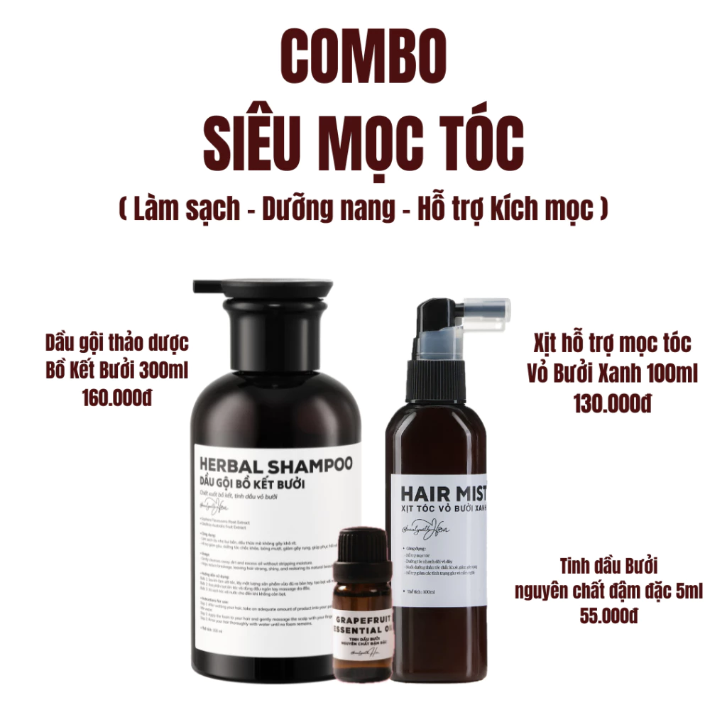 COMBO HAIR CARE - Bộ sản phẩm chăm sóc tóc @beautywithHan