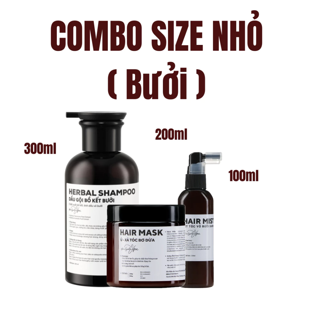 COMBO HAIRCARE - Bộ sản phẩm chăm sóc tóc @beautywithHan