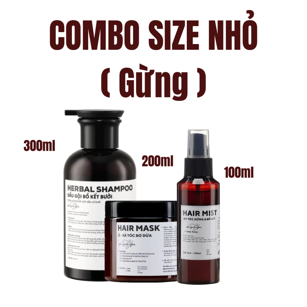 COMBO HAIRCARE - Bộ sản phẩm chăm sóc tóc @beautywithHan