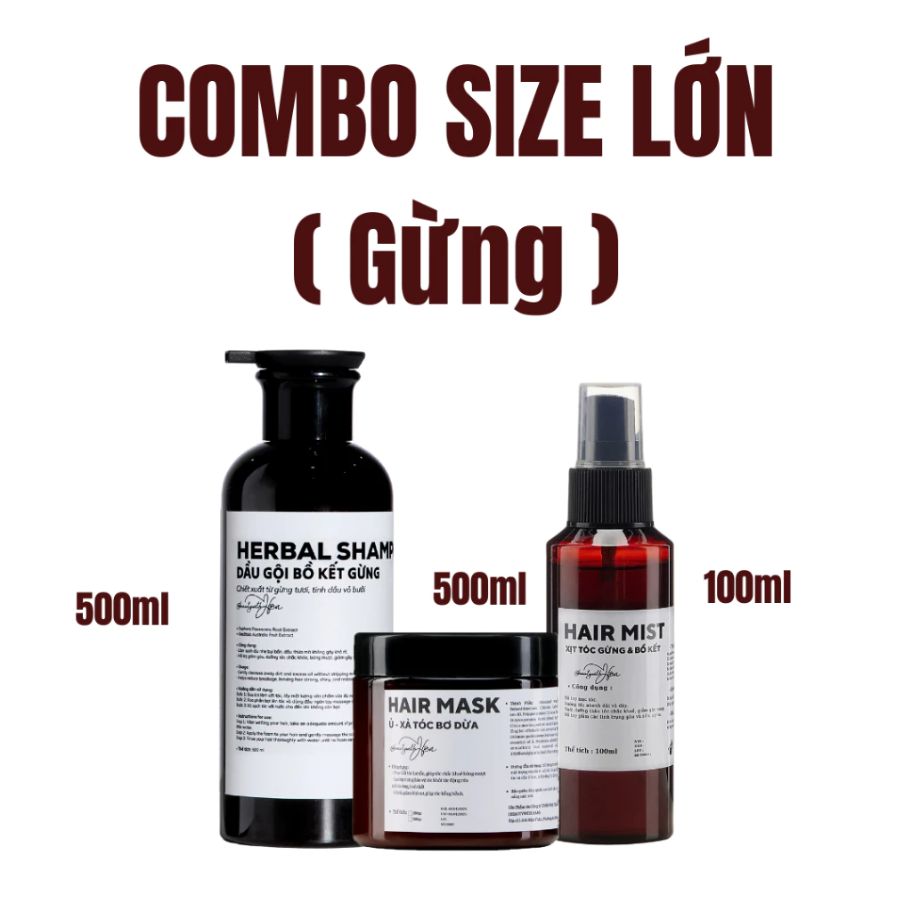 COMBO HAIRCARE - Bộ sản phẩm chăm sóc tóc @beautywithHan
