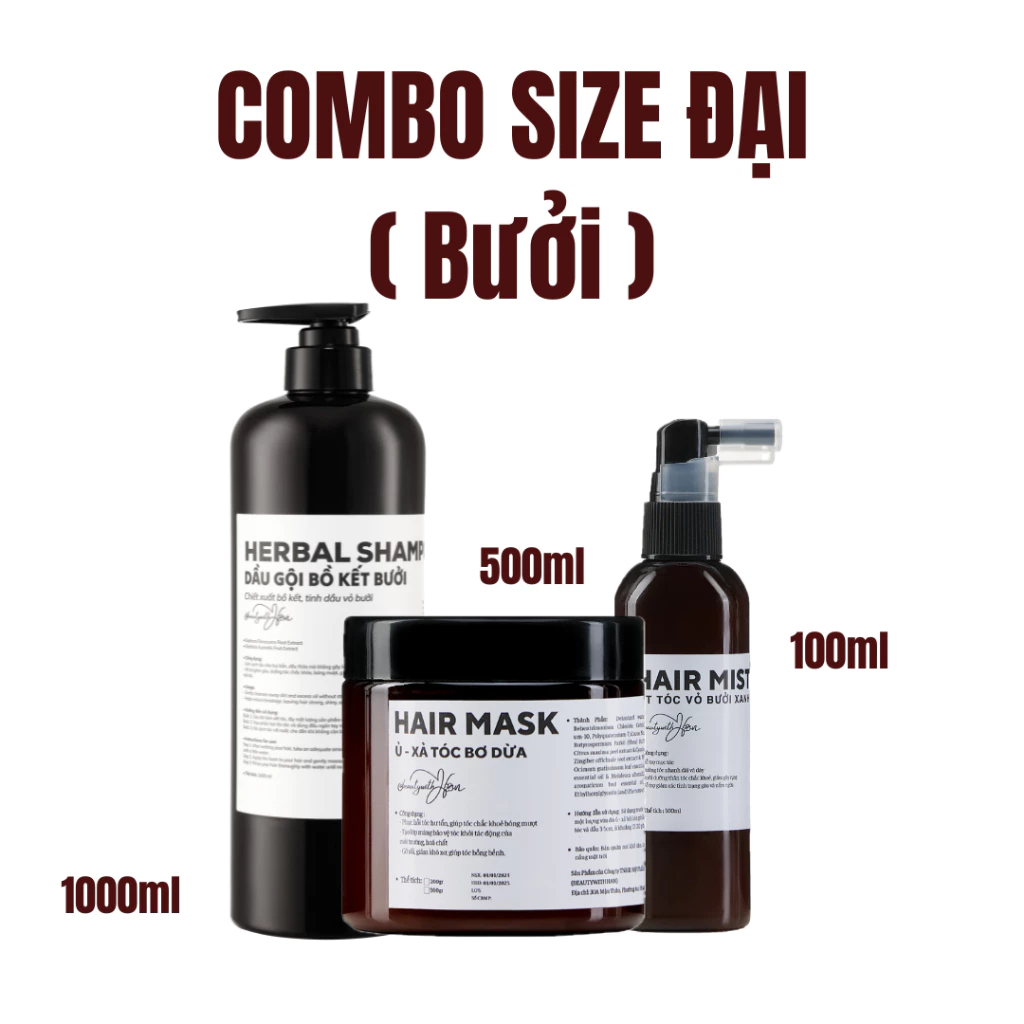 COMBO HAIRCARE - Bộ sản phẩm chăm sóc tóc @beautywithHan