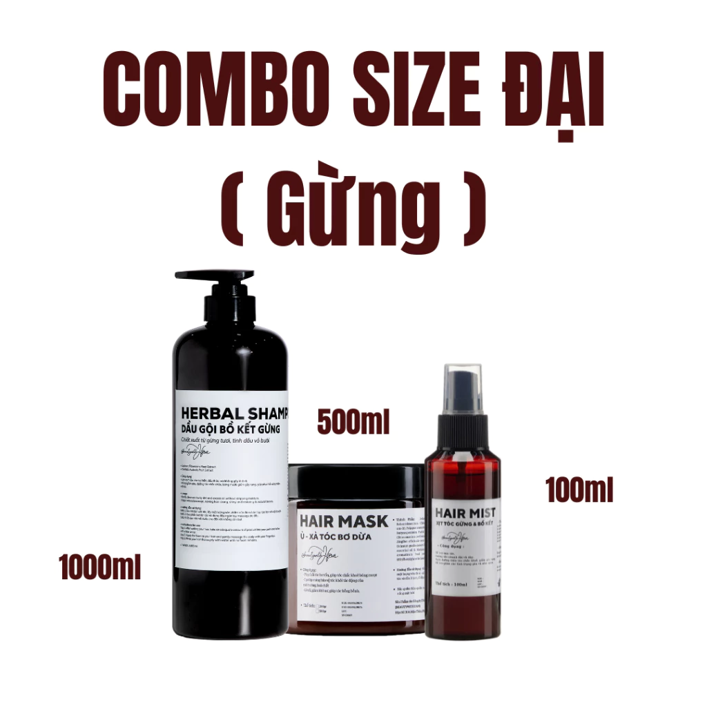 COMBO HAIRCARE - Bộ sản phẩm chăm sóc tóc @beautywithHan