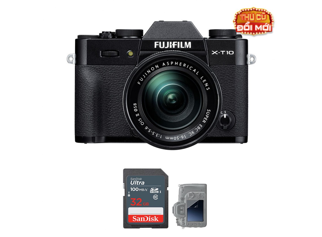 Fujifilm X-T10 + Kit 16-50mm - Cũ Đẹp 99%