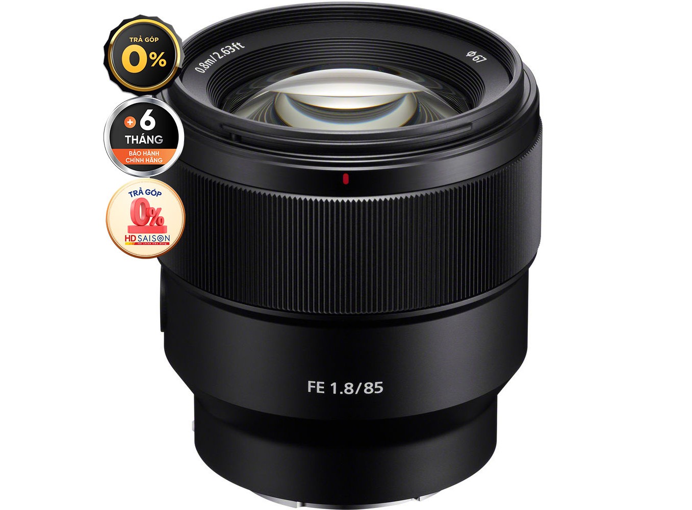 Sony FE 85mm f/1.8 Chính Hãng