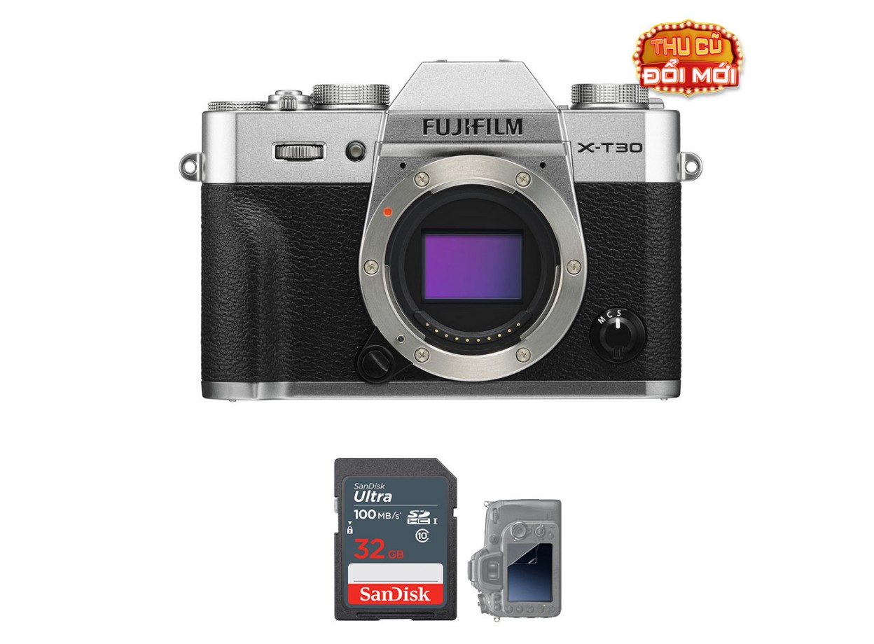 Fujifilm X-T30 + Kit Lens 15-45mm – Máy Ảnh Cũ Đẹp 99%