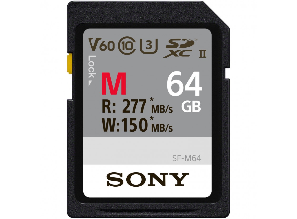 Thẻ nhớ Sony SDXC UHS-II SF-M/T2 64GB – 277MB/s Chính Hãng