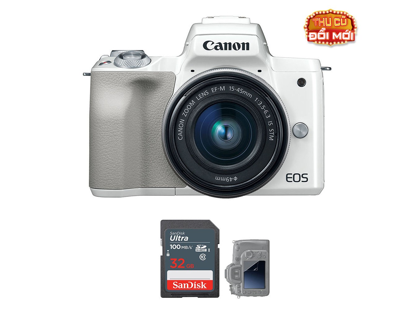 Canon EOS M50 + Kit 15-45mm Likenew 99%