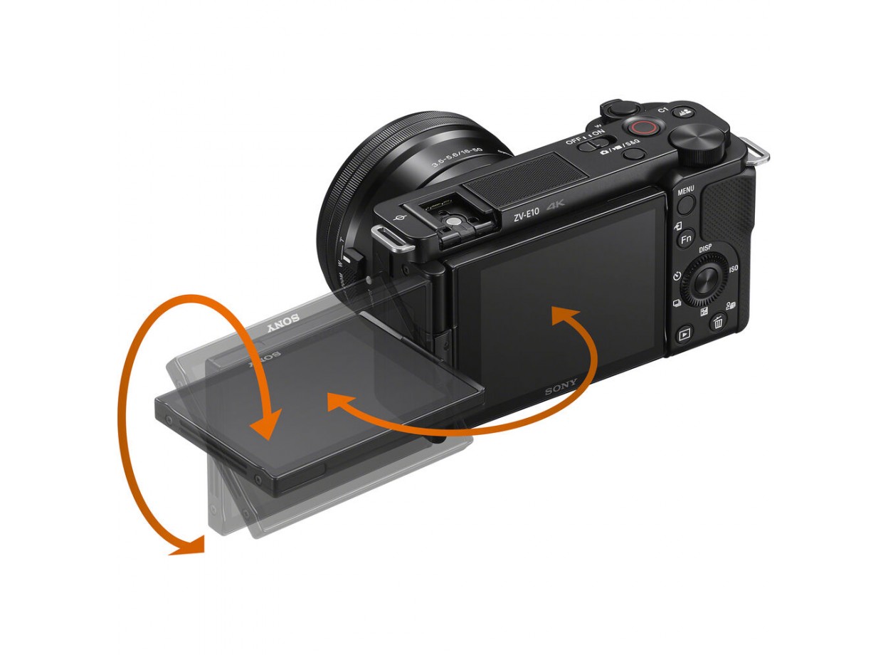 Sony ZV-E10 + E 35mm f/1.8 (Chính hãng) (Thẻ Nhớ 64GB + Túi Máy Ảnh + Bộ Vệ Sinh)