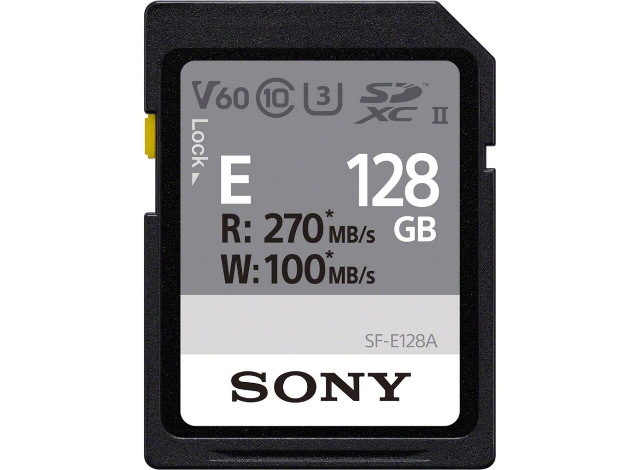 Thẻ nhớ Sony SDXC SF-E 128GB – UHS-II 270MB/s Chính Hãng