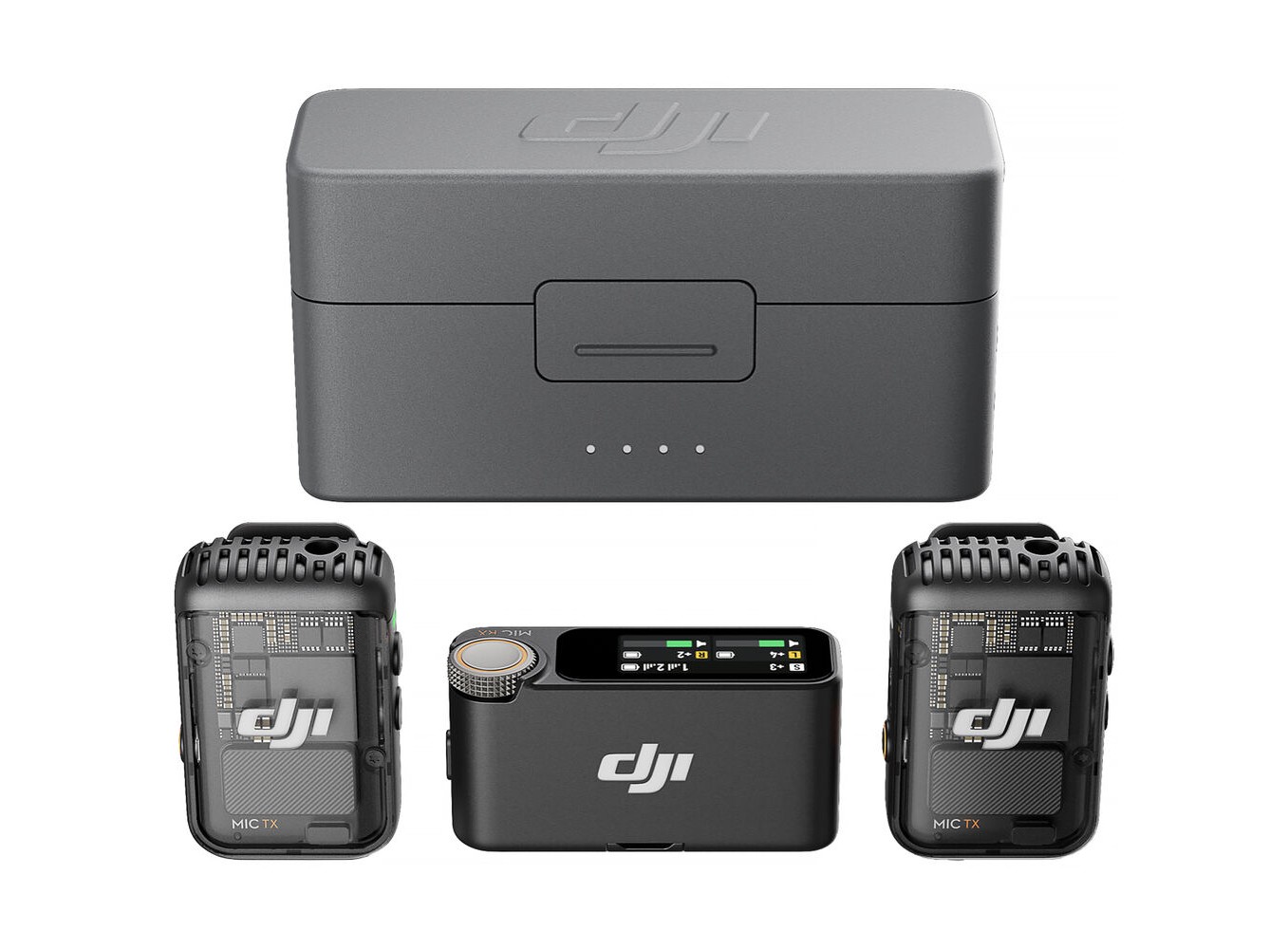 Microphone DJI Mic 2 (2 TX + 1 RX + Hộp sạc)