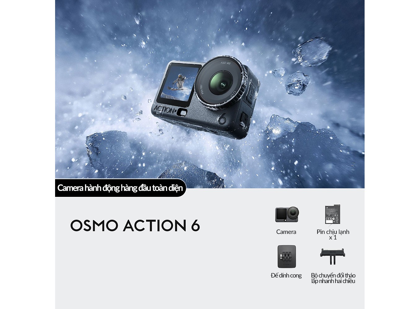 DJI Osmo Action 6 Standard (Chính hãng)