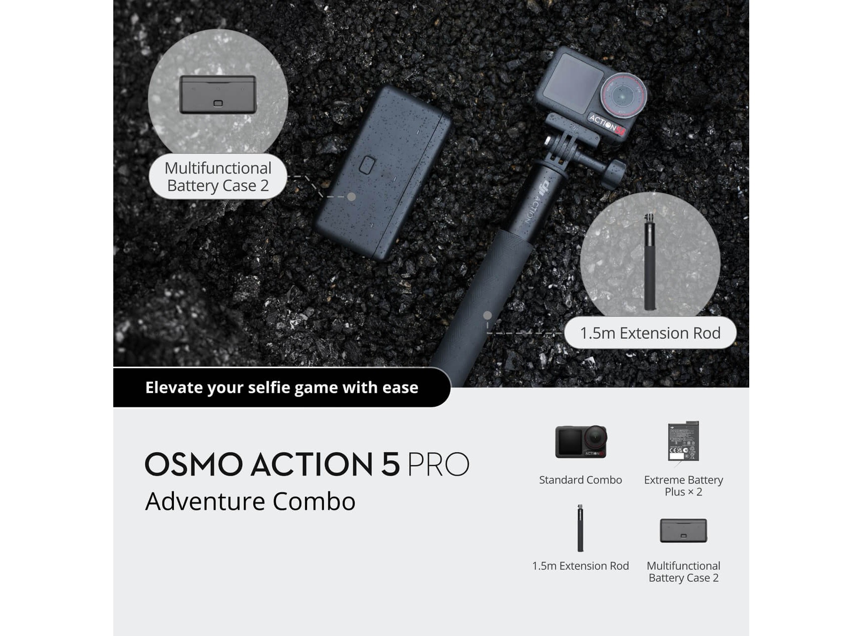DJI Osmo Action 5 Pro Adventure Combo (Chính hãng)