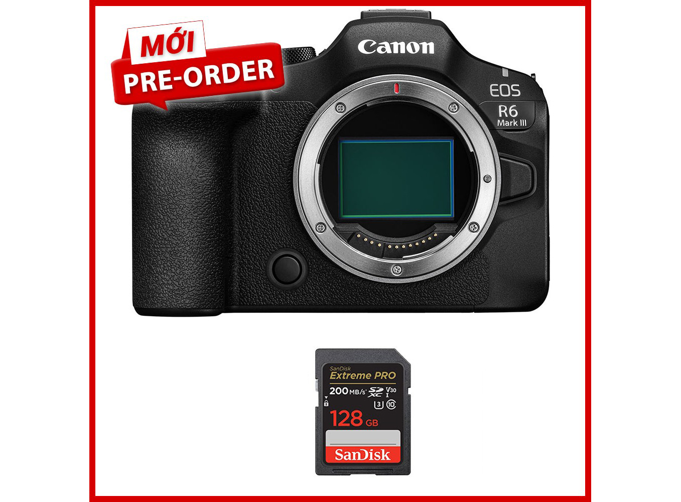 Canon EOS R6 Mark III (Chính hãng) – Body Only