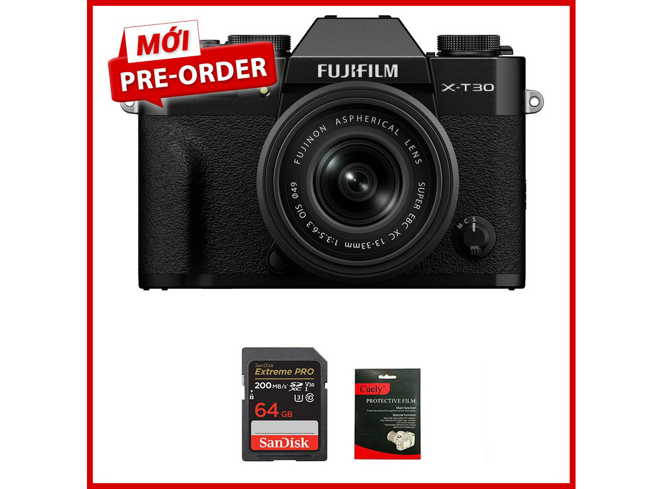 Fujifilm X-T30 III (Chính hãng) (Kèm Kit Lens 13-33mm f/3.5-6.3)