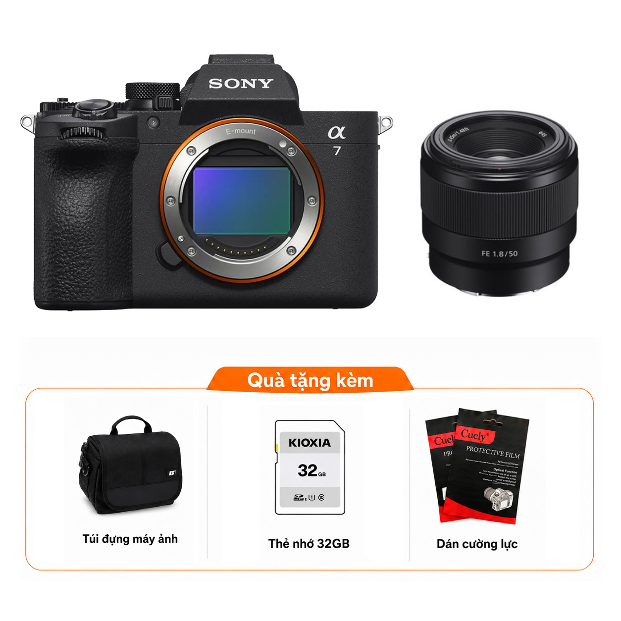 Sony A7 V (Chính hãng) (Kèm Lens Sony FE 50mm f/1.8)