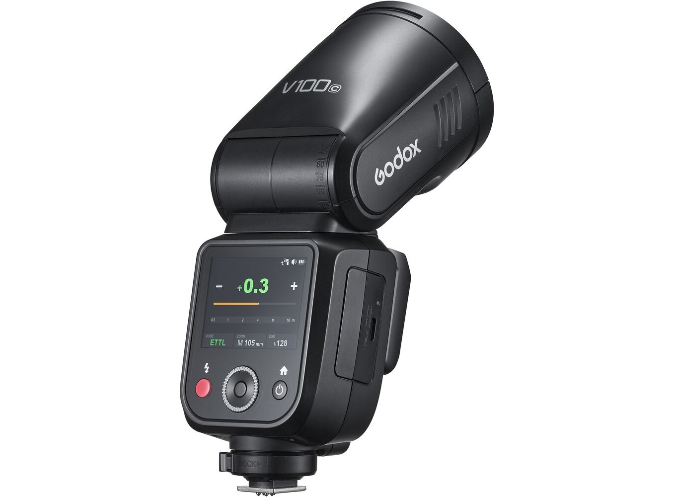 Đèn flash đầu tròn Godox V100