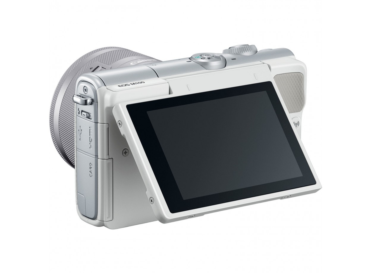 Canon EOS M100 + Kit 15-45mm Likenew 99%