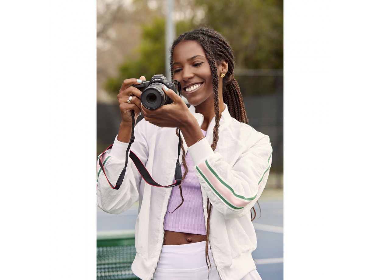 Canon EOS R50 + Kèm Ngàm Canon EF-EOS R, White (Chính hãng)