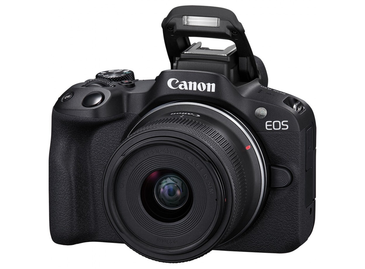 Canon EOS R50 + Kèm Kit Lens 18-45mm + RF 50mm f/1.8 STM (Chính hãng)